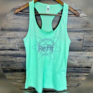 Razor-back tank top